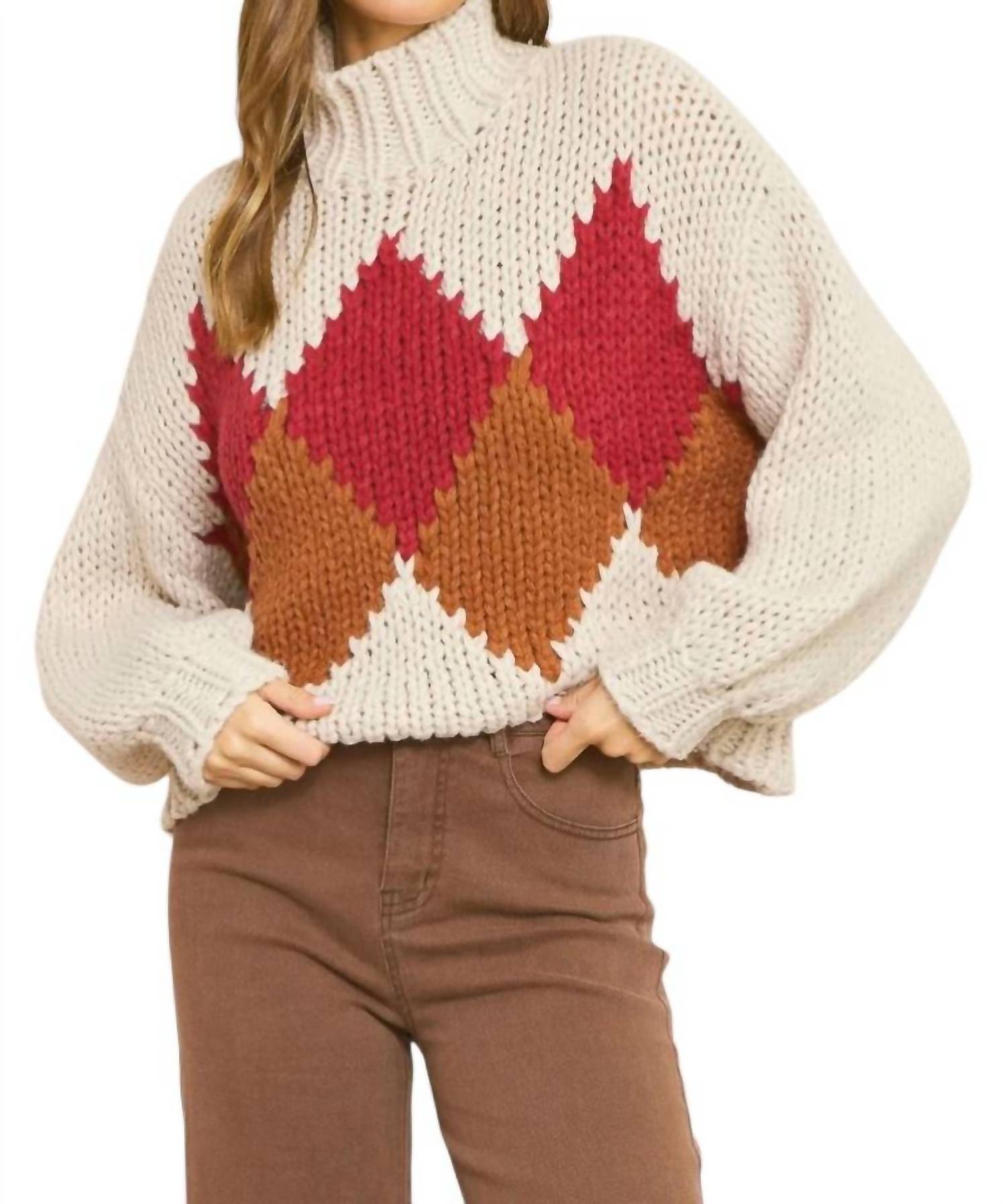 Идеальный осенний свитер разноцветный entro, мультиколор
Идеальный осенний свитер разноцветный entro, мультиколор