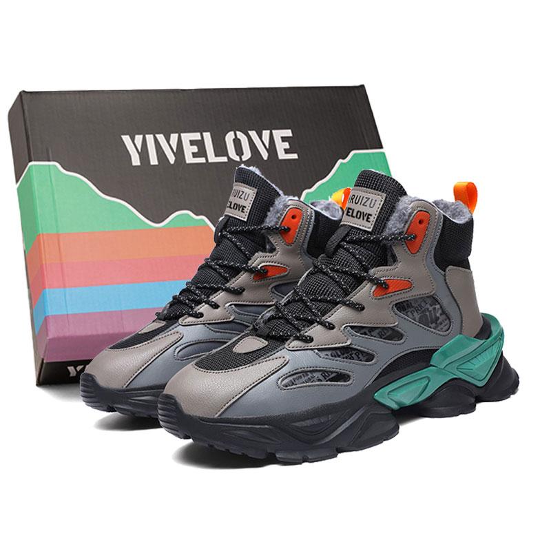 Теплые, износостойкие, нескользящие, короткие зимние ботинки для мужчин YIVELOVE, Gray Orange
Теплые, износостойкие, нескользящие, короткие зимние ботинки для мужчин YIVELOVE, Gray Orange
