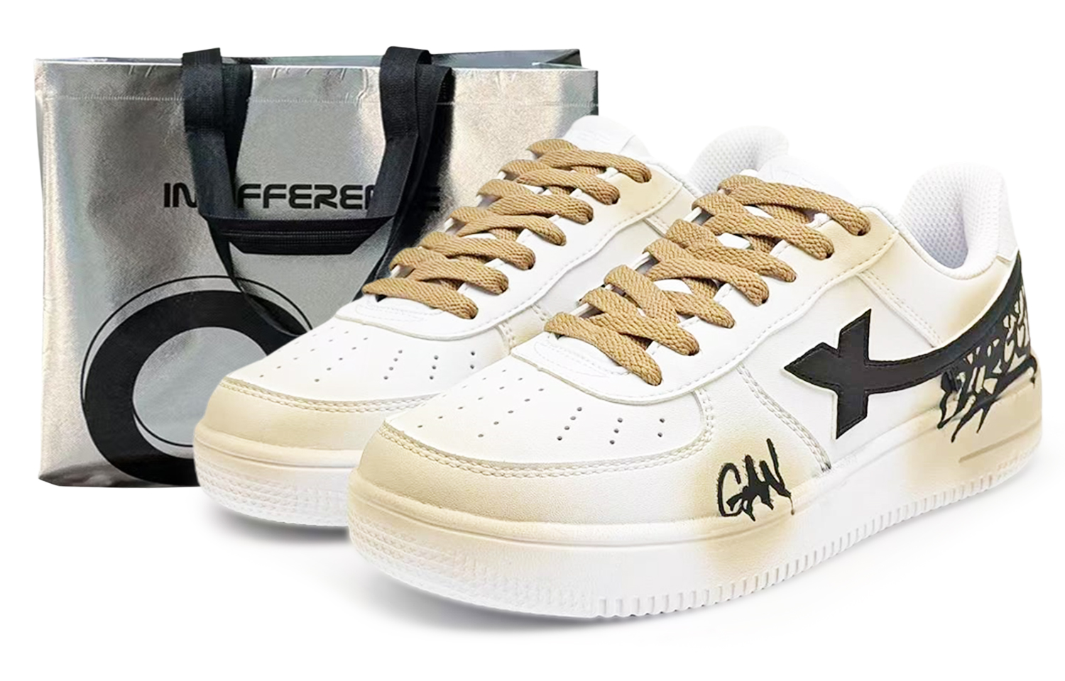 Низкие кроссовки для скейтбординга Air Force One с противоскользящим и износостойким покрытием, мужские, цвета экрю XTEP, Ecru
Низкие кроссовки для скейтбординга Air Force One с противоскользящим и износостойким покрытием, мужские, цвета экрю XTEP, Ecru