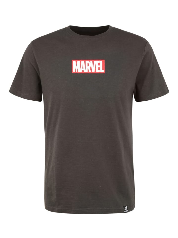 Футболка Re:Covered T-Shirt Marvel Classic Logo Black, черный 
Футболка Re:Covered T-Shirt Marvel Classic Logo Black, черный