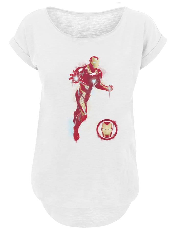 Длинная футболка Marvel Avengers Endgame с рисунком Железного человека в белом цвете F4NT4STIC
Длинная футболка Marvel Avengers Endgame с рисунком Железного человека в белом цвете F4NT4STIC