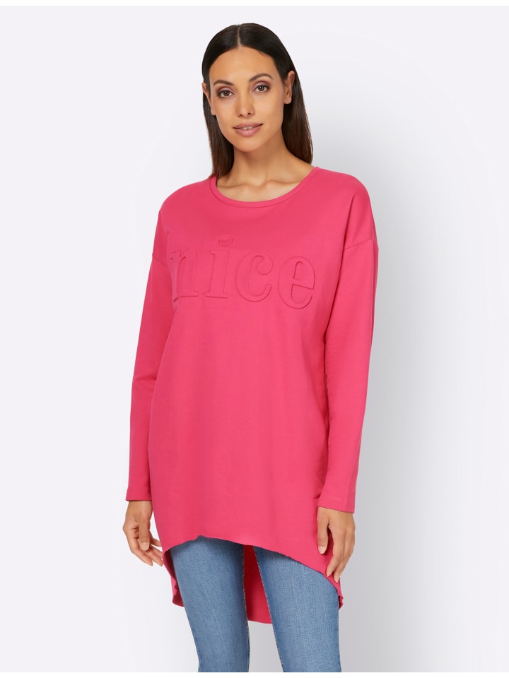 Длинная рубашка цвета фуксии Heine
Длинная рубашка цвета фуксии Heine