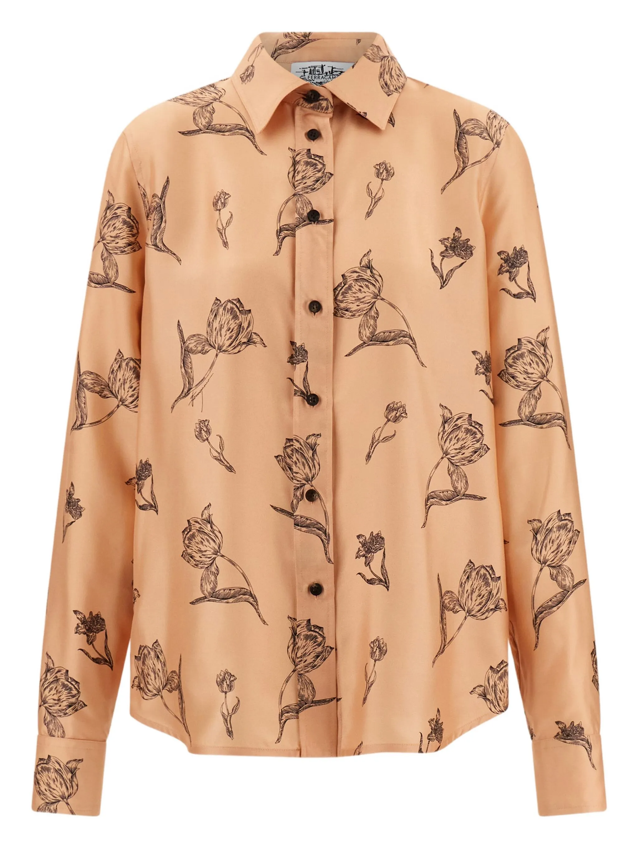 Шелковая рубашка Ferragamo, розовый
Шелковая рубашка Ferragamo, розовый