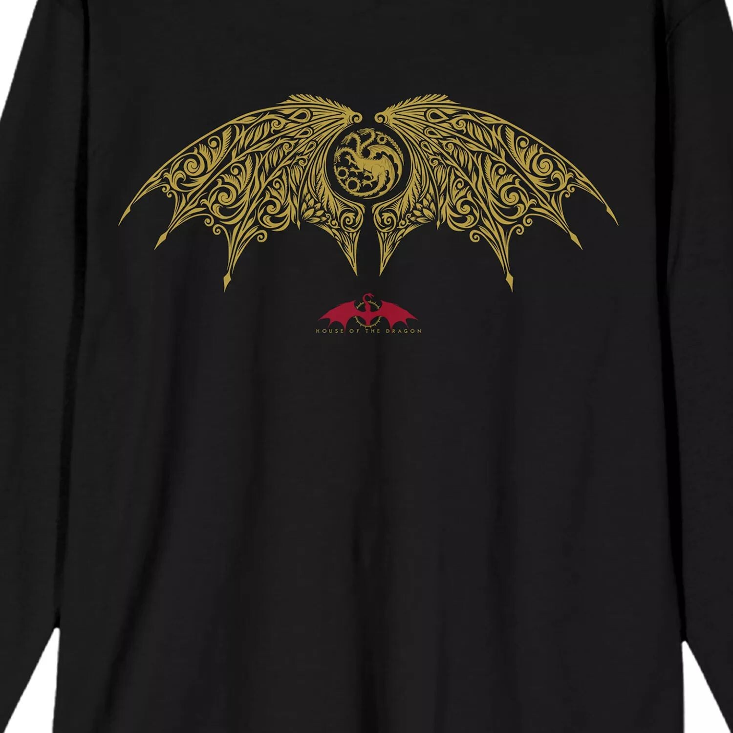 Мужская футболка с длинными рукавами House of the Dragon Wings Licensed Character 
Мужская футболка с длинными рукавами House of the Dragon Wings Licensed Character