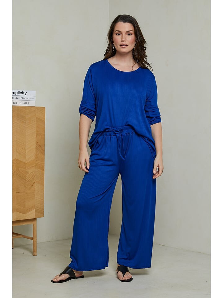 Тканевые брюки Curvy Lady, синий
Тканевые брюки Curvy Lady, синий