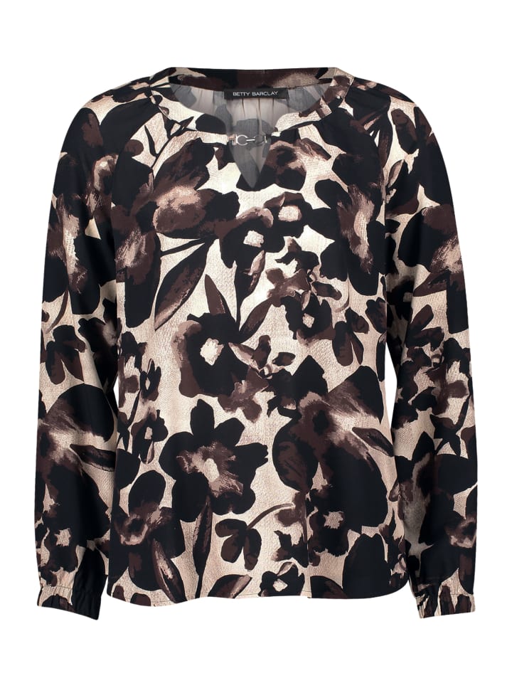 Блузка с длинными рукавами, бежево-коричневого цвета. Betty Barclay
Блузка с длинными рукавами, бежево-коричневого цвета. Betty Barclay