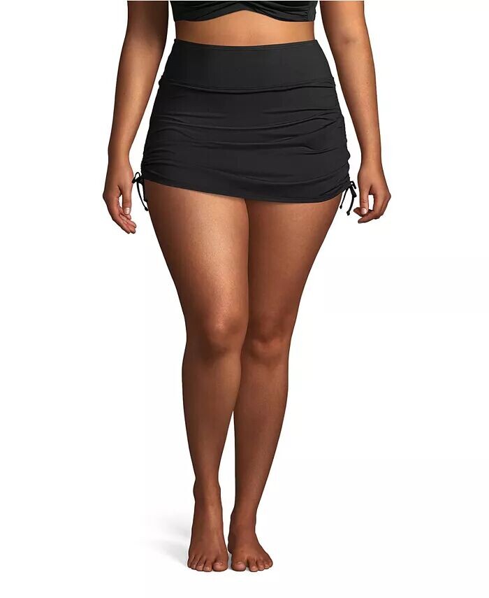 Купальные плавки с регулируемой юбкой и утягивающим животом больших размеров Lands' End, черный
Купальные плавки с регулируемой юбкой и утягивающим животом больших размеров Lands' End, черный