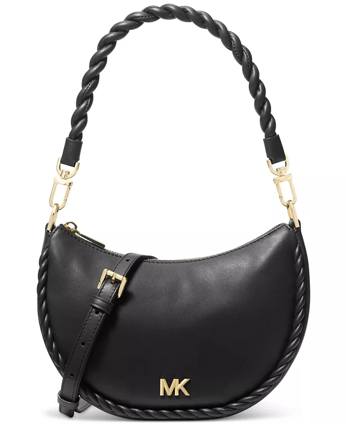 Маленький кожаный конвертируемый клатч Kyla Michael Kors, черный
Маленький кожаный конвертируемый клатч Kyla Michael Kors, черный