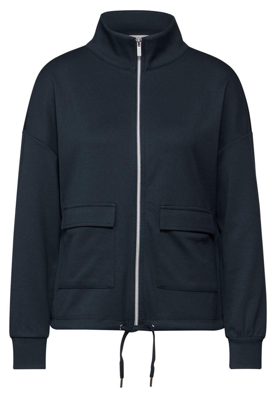 Толстовка с капюшоном на молнии STREET ONE, темно-зеленый 
Толстовка с капюшоном на молнии STREET ONE, темно-зеленый