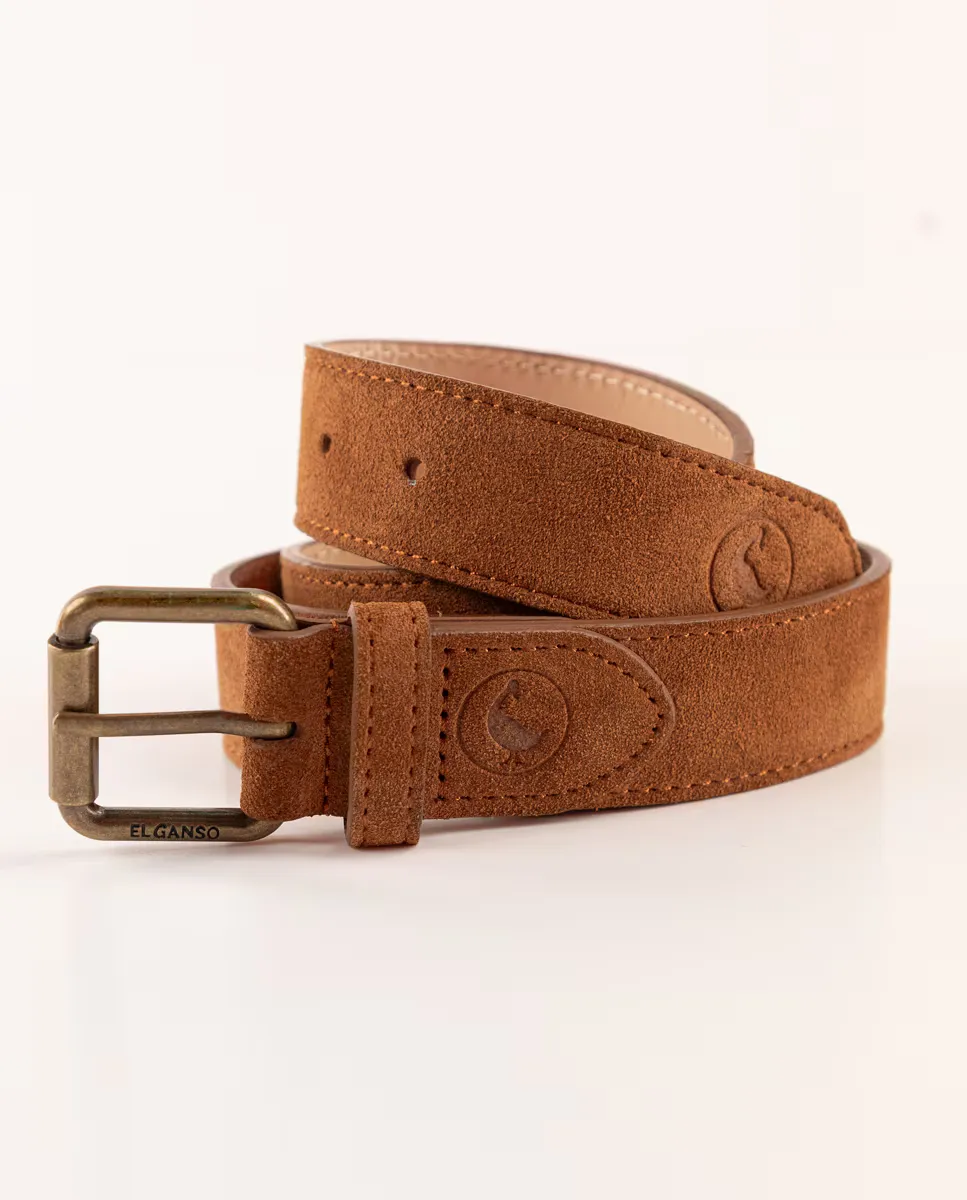Мужской ремень из гладкой коричневой замши El Ganso, коричневый
Мужской ремень из гладкой коричневой замши El Ganso, коричневый