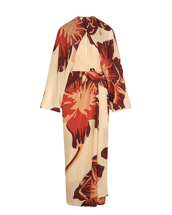 Шелковое платье Odyssey до щиколотки Johanna Ortiz, бежевый
Шелковое платье Odyssey до щиколотки Johanna Ortiz, бежевый