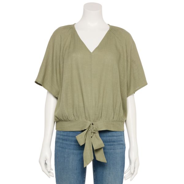 Женский топ с завязками спереди Nine West, цвет laughlin green
Женский топ с завязками спереди Nine West, цвет laughlin green