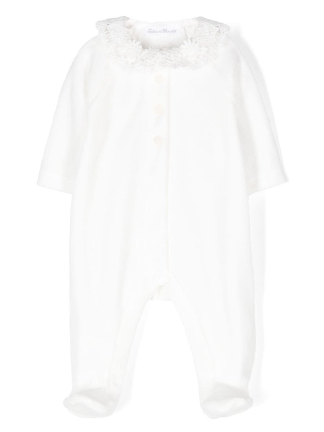 Tartine Et Chocolat пижама с цветочным воротником, белый
Tartine Et Chocolat пижама с цветочным воротником, белый