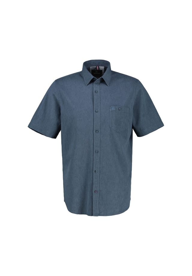 Повседневная рубашка стандартный крой короткие рукава воротник-стойка Lerros, синий
Повседневная рубашка стандартный крой короткие рукава воротник-стойка Lerros, синий