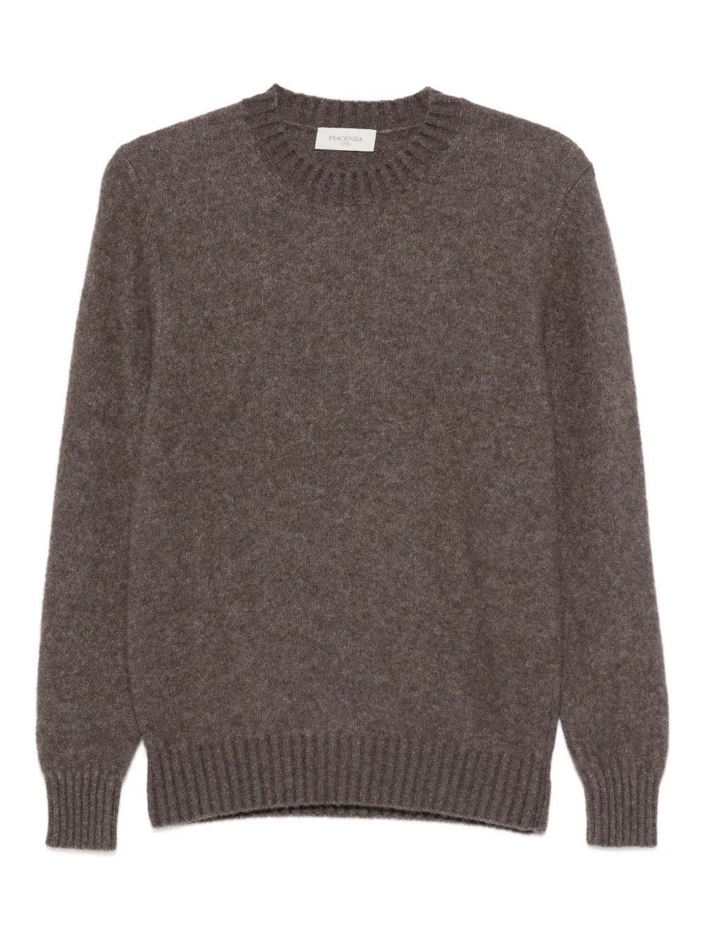 Свитер с круглым вырезом Piacenza Cashmere, коричневый 
Свитер с круглым вырезом Piacenza Cashmere, коричневый