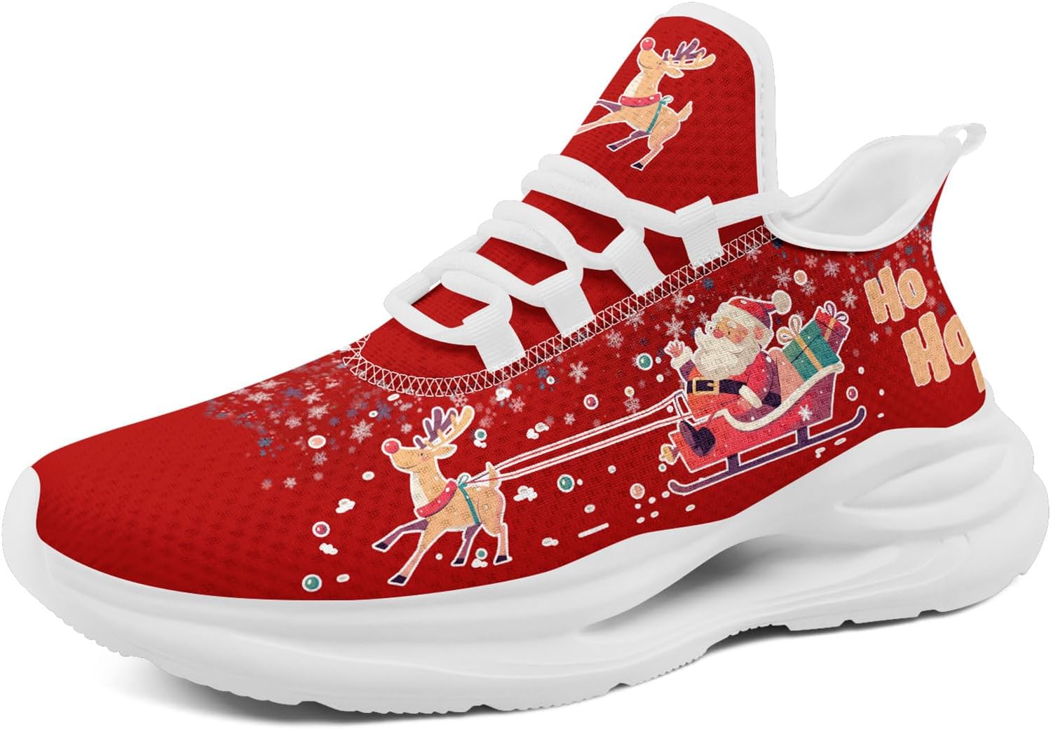Рождественские кроссовки для женщин и мужчин, легкие, дышащие, модные спортивные кроссовки для бега и тренажерного зала с принтом Санты Awsole, белый/красный/синий/бежевый
Рождественские кроссовки для женщин и мужчин, легкие, дышащие, модные спортивные кроссовки для бега и тренажерного зала с принтом Санты Awsole, белый/красный/синий/бежевый