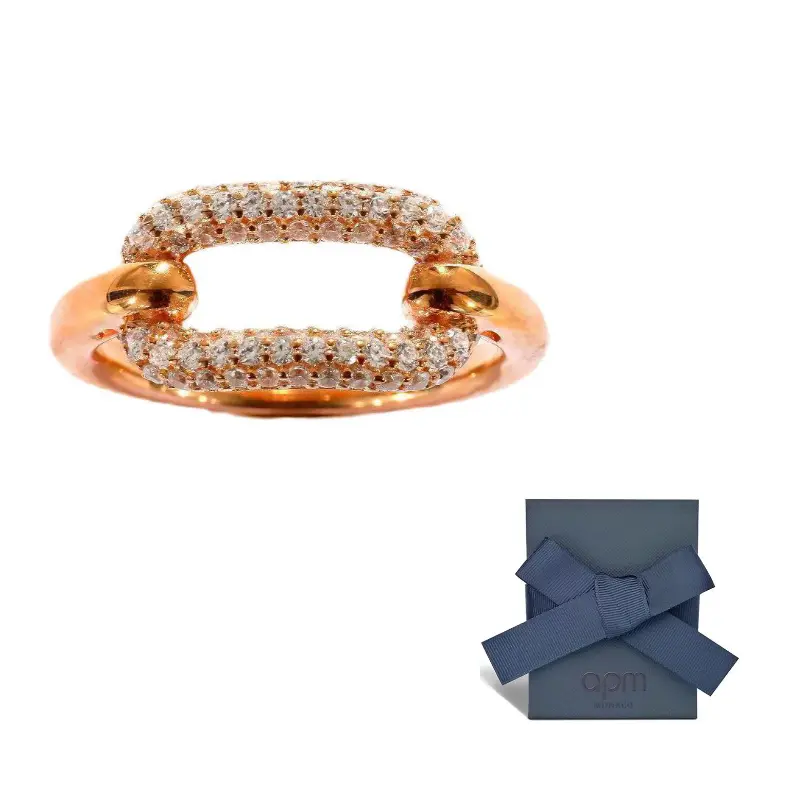 Apm Monaco Кольцо из стерлингового серебра 925 пробы для женщин Rose Gold
Apm Monaco Кольцо из стерлингового серебра 925 пробы для женщин Rose Gold