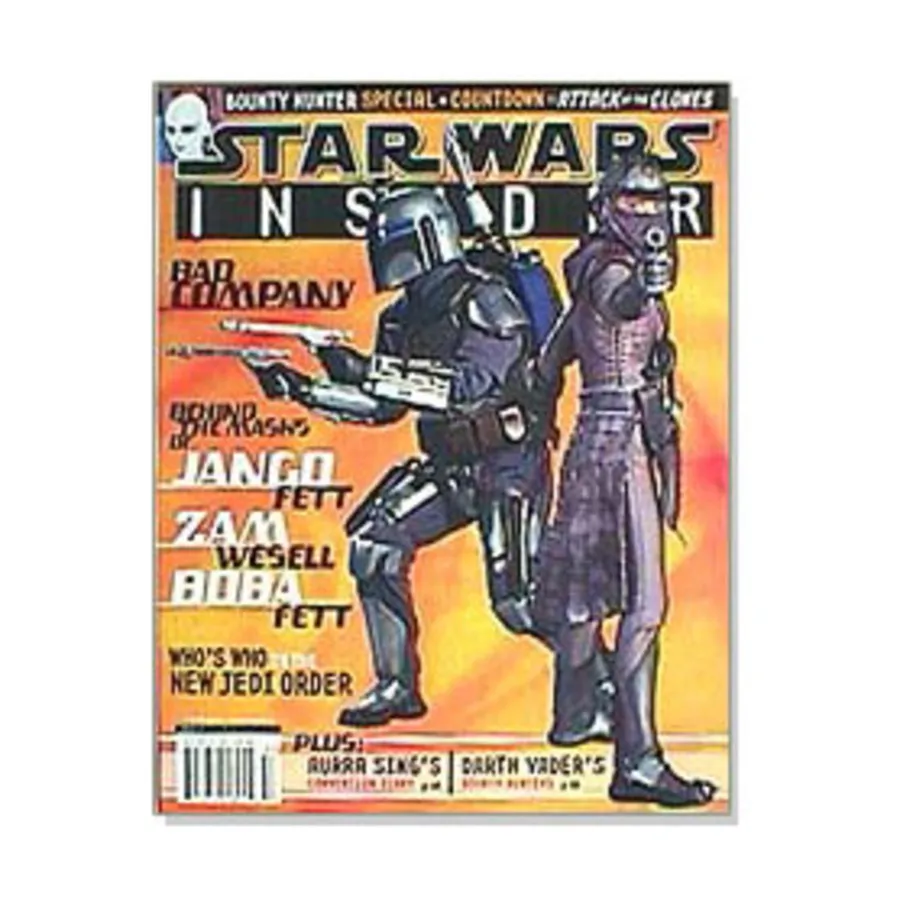 Журнал #57 "Bounty Hunter Special - Jango Fett, Zam Wesell, Boba Fett", Star Wars Insider #051 - #100 (WOTC)
Журнал #57 "Bounty Hunter Special - Jango Fett, Zam Wesell, Boba Fett", Star Wars Insider #051 - #100 (WOTC)