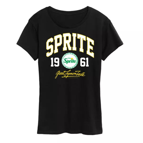 Женская футболка Sprite Collegiate с принтом Licensed Character, черный
Женская футболка Sprite Collegiate с принтом Licensed Character, черный