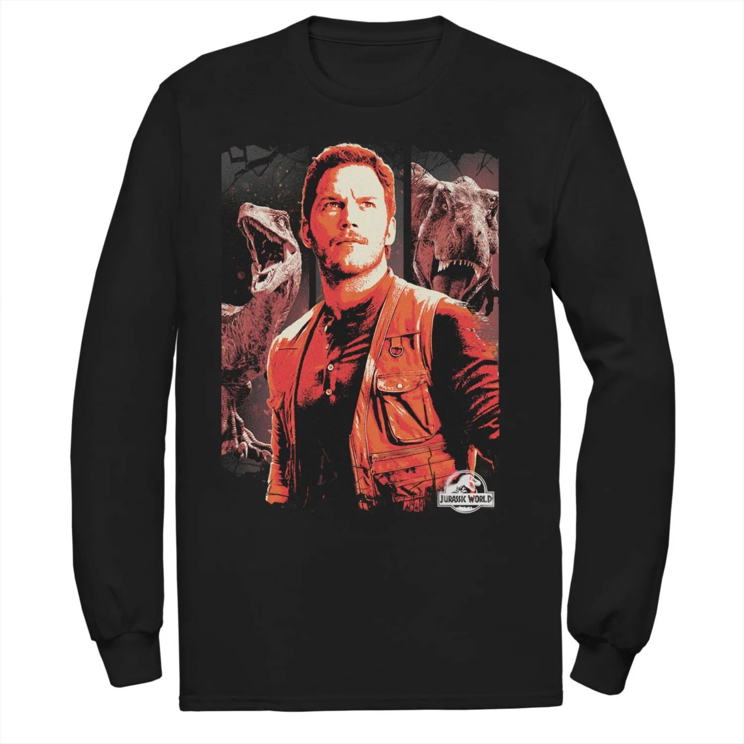 Мужская футболка Jurassic World Two Owen and Dinosaurs красного цвета с портретом и в поставке Licensed Character, черный
Мужская футболка Jurassic World Two Owen and Dinosaurs красного цвета с портретом и в поставке Licensed Character, черный