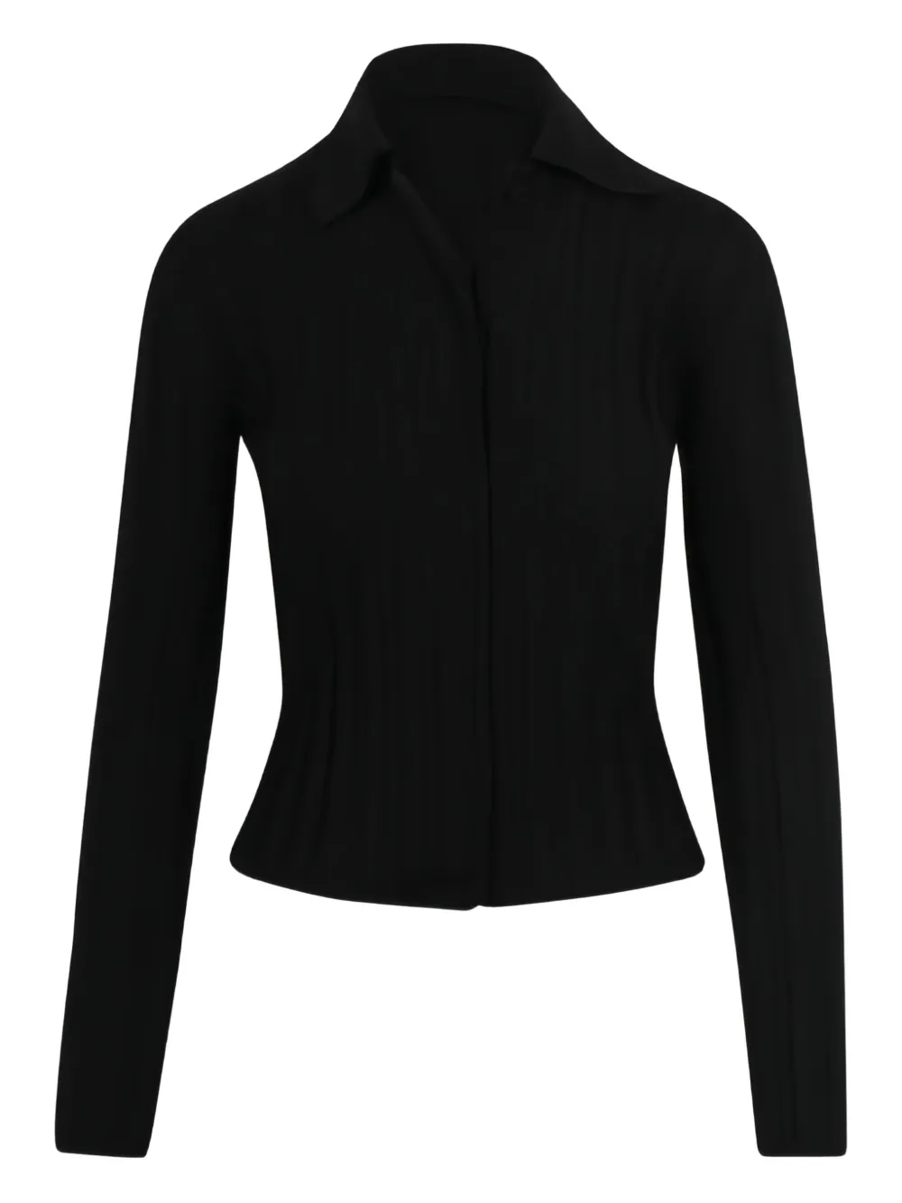 Кардиган в рубчик Plan C, черный
Кардиган в рубчик Plan C, черный