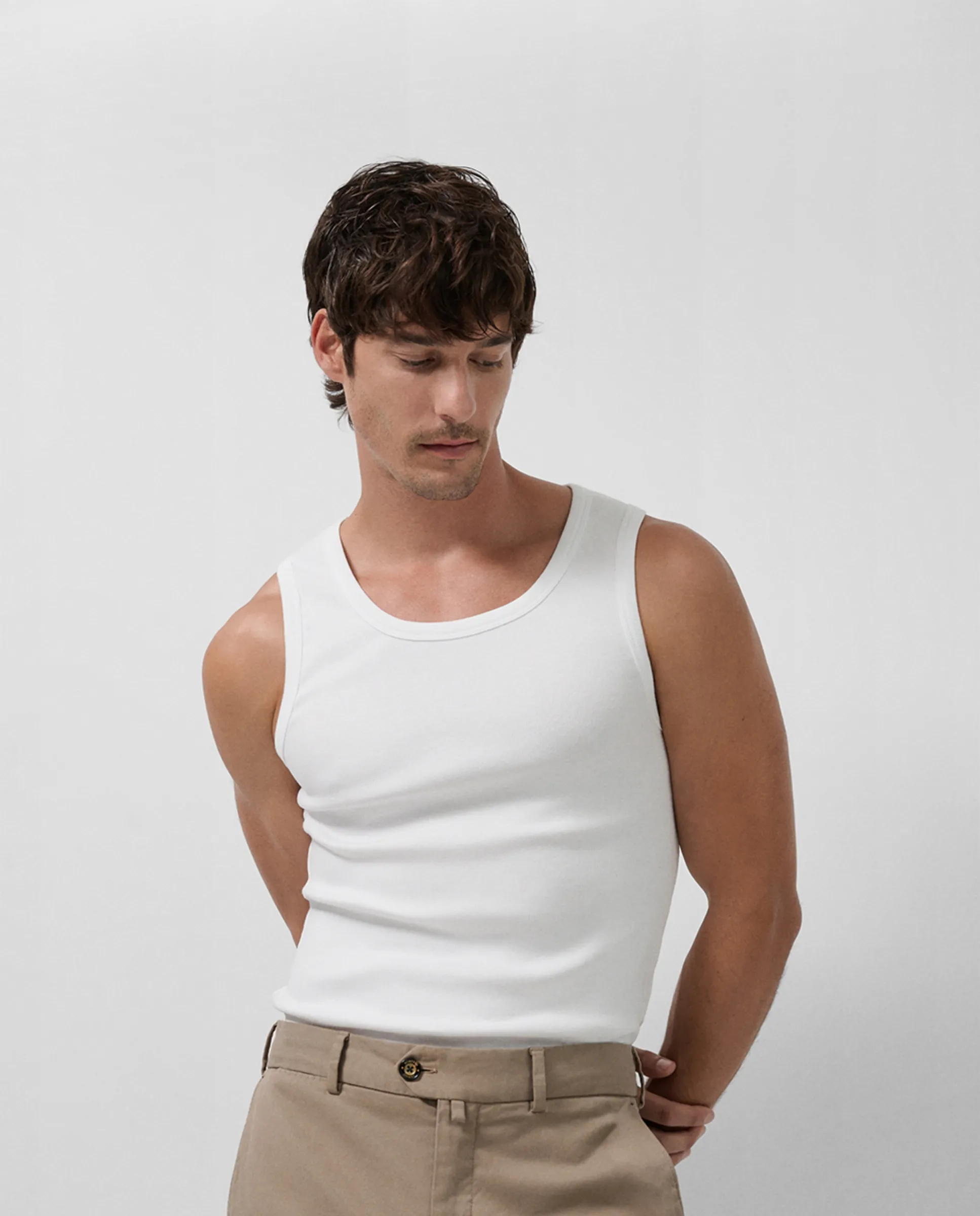 Мужская майка на бретелях Roberto Verino, белый
Мужская майка на бретелях Roberto Verino, белый