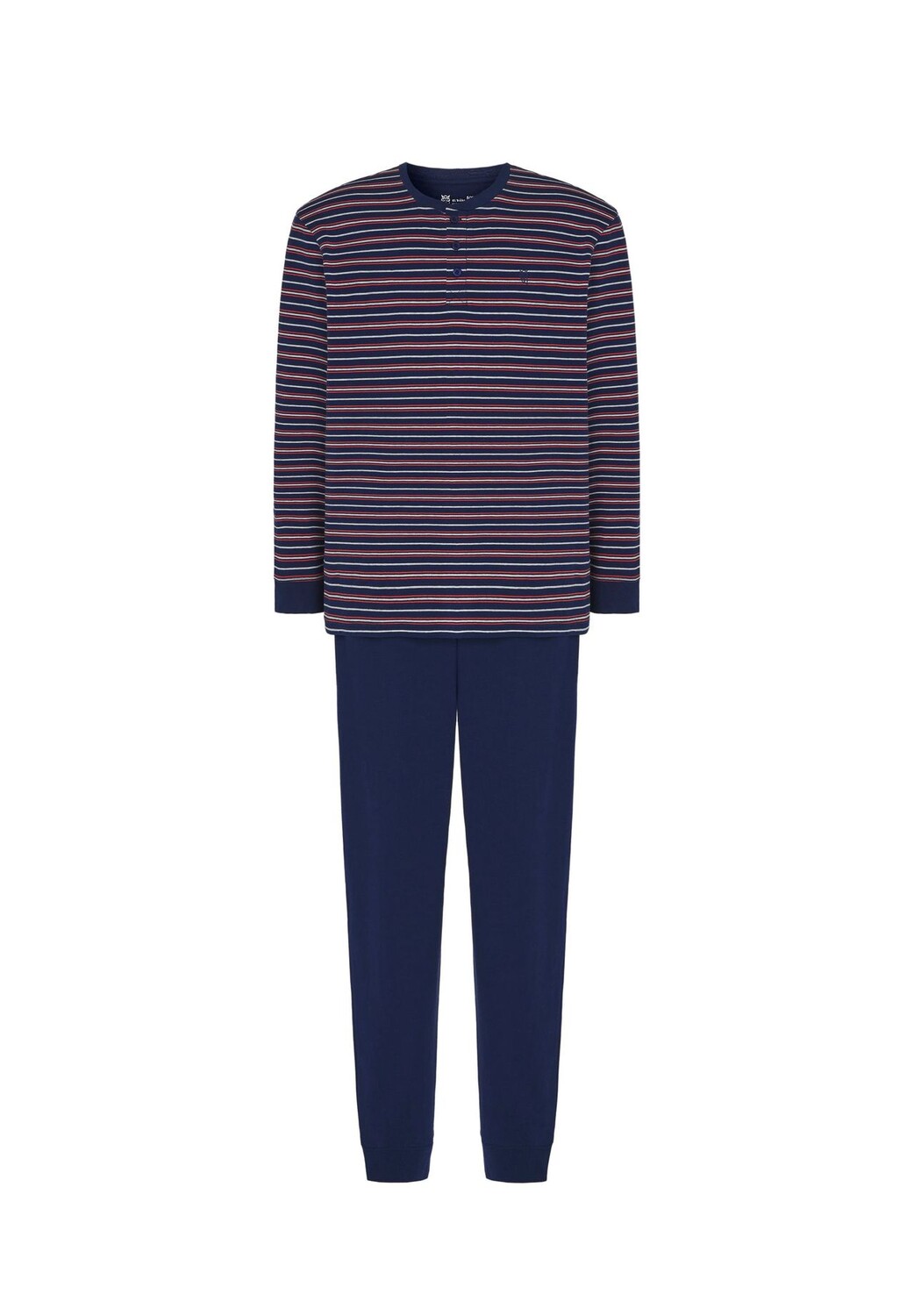 Мужская пижама длинная трикотажная на пуговицах в полоску синяя El Búho NOCTURNO, синий
Мужская пижама длинная трикотажная на пуговицах в полоску синяя El Búho NOCTURNO, синий