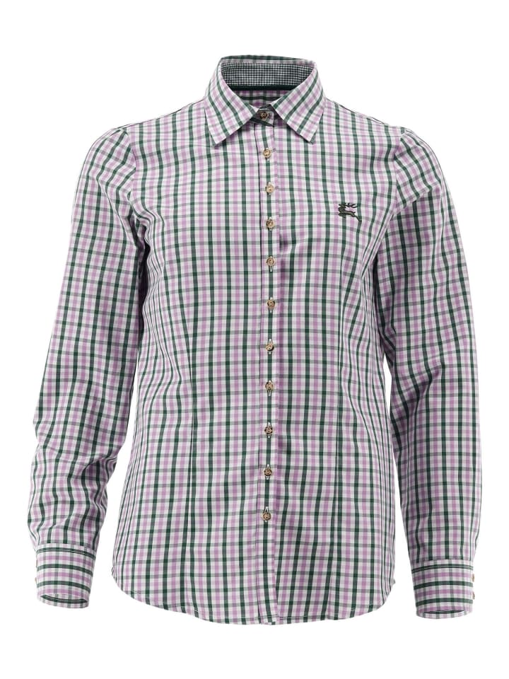 Традиционная блузка Тиника темно-зеленого цвета OS-Trachten
Традиционная блузка Тиника темно-зеленого цвета OS-Trachten