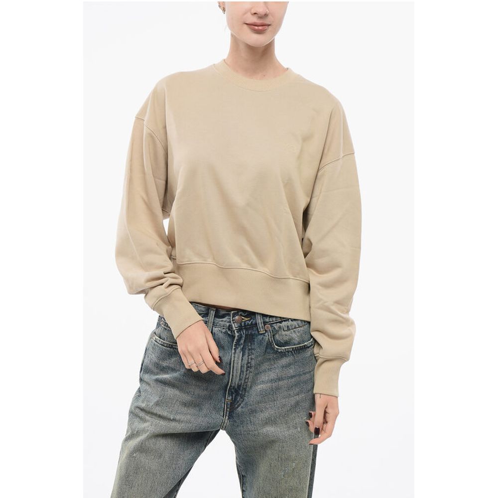 Однотонная хлопковая толстовка с круглым вырезом Y-3, Beige
Однотонная хлопковая толстовка с круглым вырезом Y-3, Beige