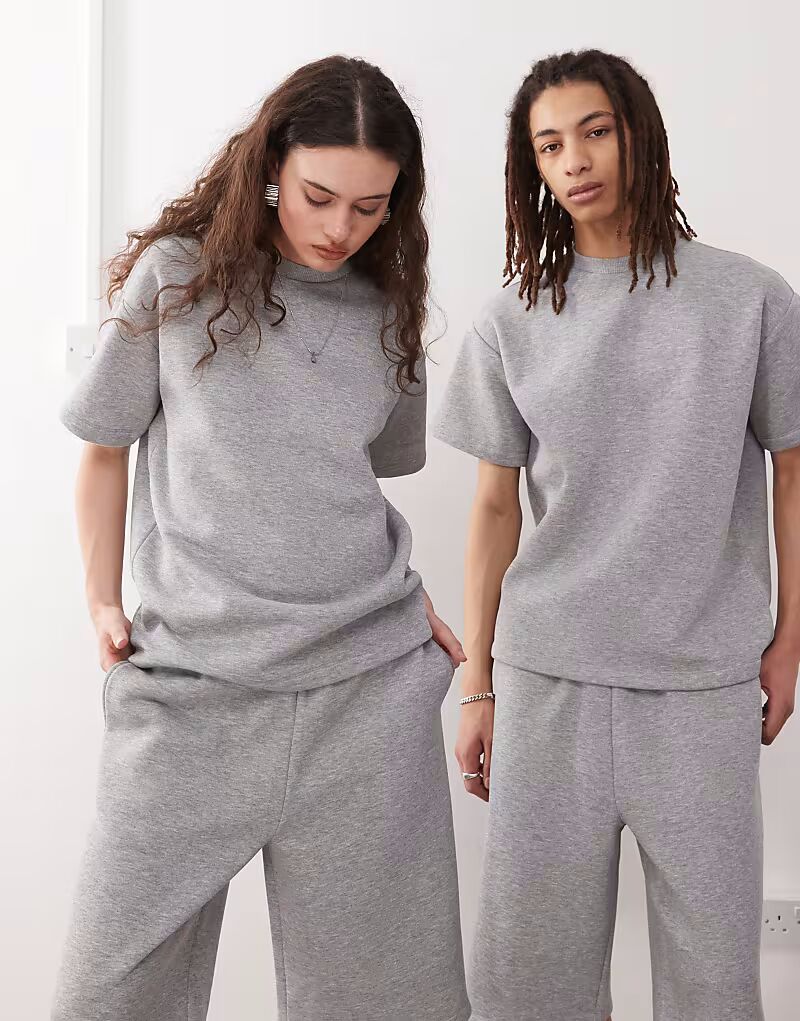 Восстановленная винтажная футболка-свитшот унисекс цвета «серый меланж» (часть комплекта) Reclaimed Vintage
Восстановленная винтажная футболка-свитшот унисекс цвета «серый меланж» (часть комплекта) Reclaimed Vintage