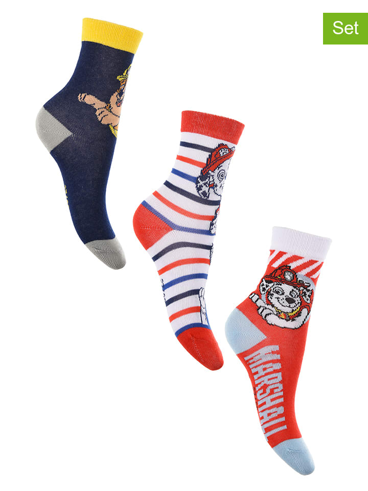 Paw Patrol Набор из 3 разноцветных носков
Paw Patrol Набор из 3 разноцветных носков