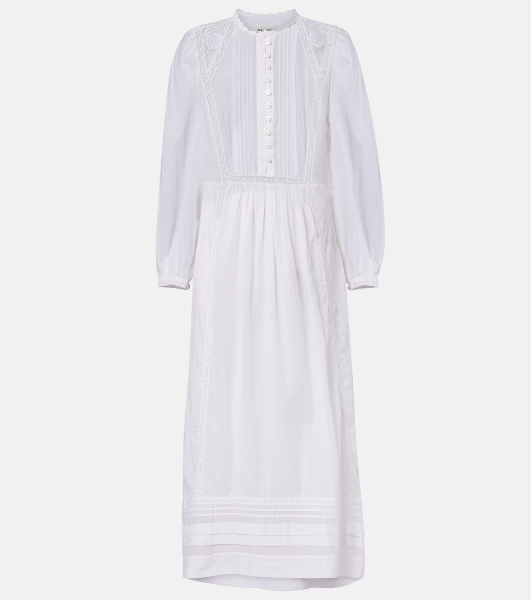 Макси-платье из хлопка с кружевной отделкой Gisela Marant Etoile, белый
Макси-платье из хлопка с кружевной отделкой Gisela Marant Etoile, белый