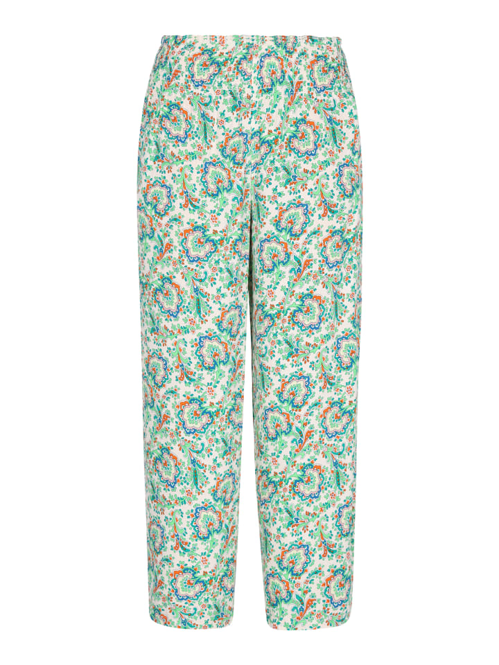 Тканевые брюки usha FESTIVAL, цвет green multicolor 
Тканевые брюки usha FESTIVAL, цвет green multicolor