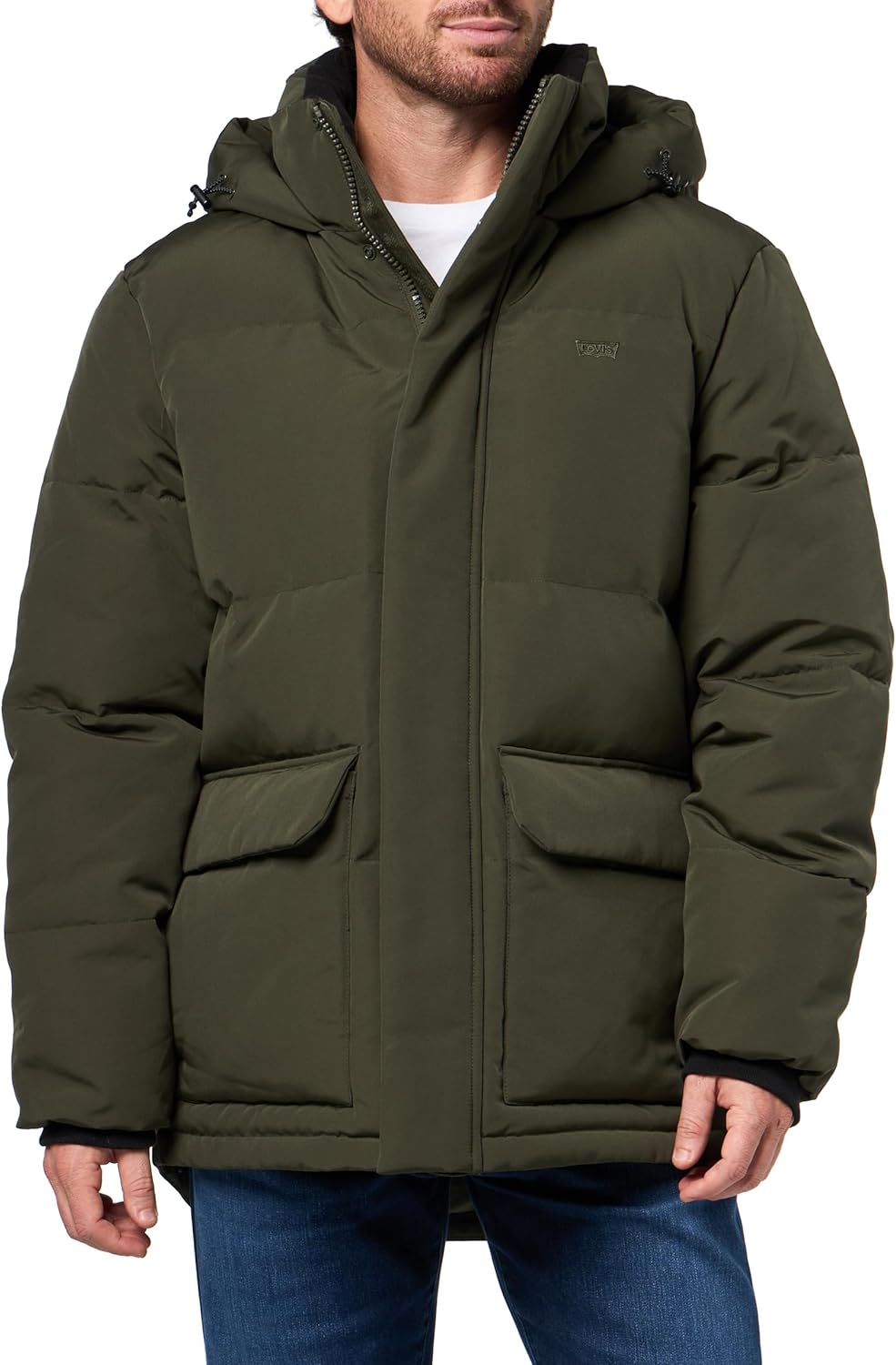 Мужская стеганая куртка-парка Levi's, New Olive
Мужская стеганая куртка-парка Levi's, New Olive
