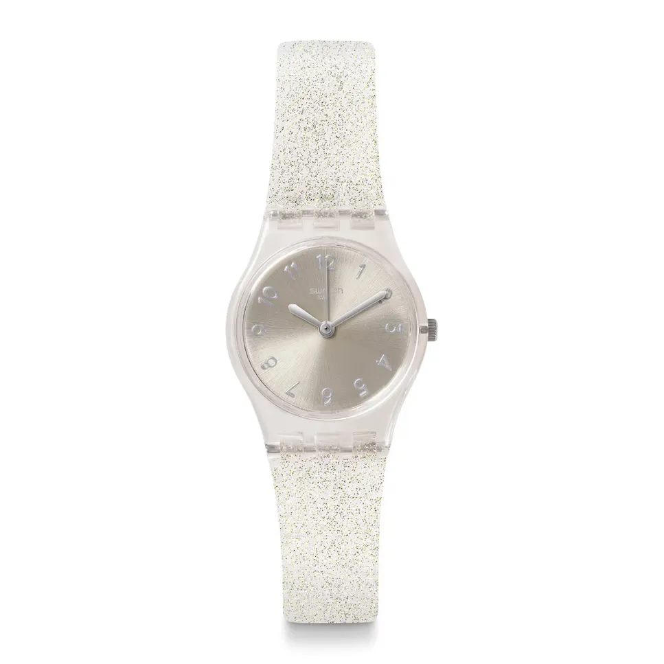 Серебряные часы glistar Too с белым силиконовым ремешком Swatch
Серебряные часы glistar Too с белым силиконовым ремешком Swatch