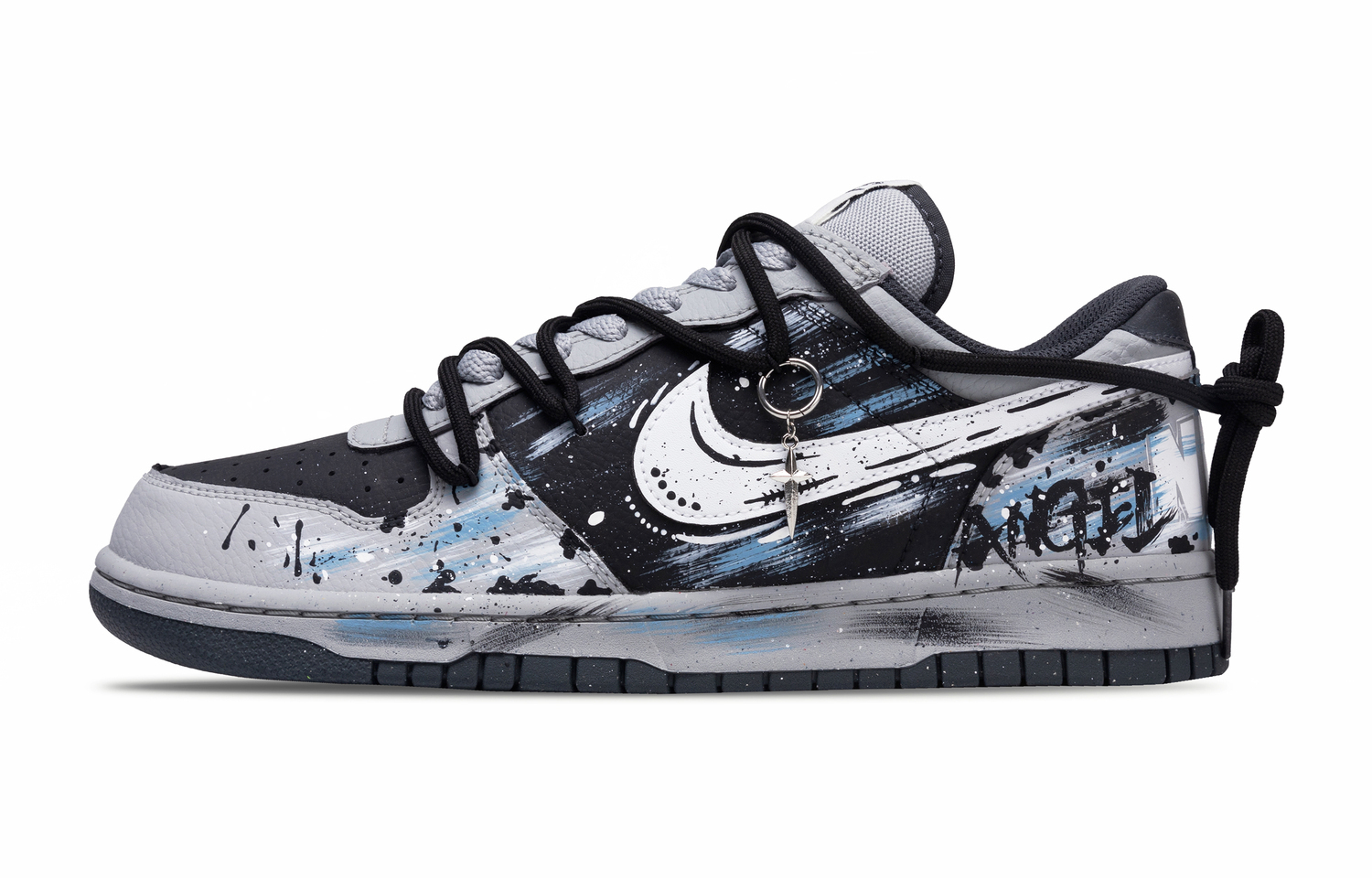 Nike Мужские низкие скейтбордские кроссовки Big Time Regression устойчивые к истиранию, легкие и дышащие, черно-белые
Nike Мужские низкие скейтбордские кроссовки Big Time Regression устойчивые к истиранию, легкие и дышащие, черно-белые