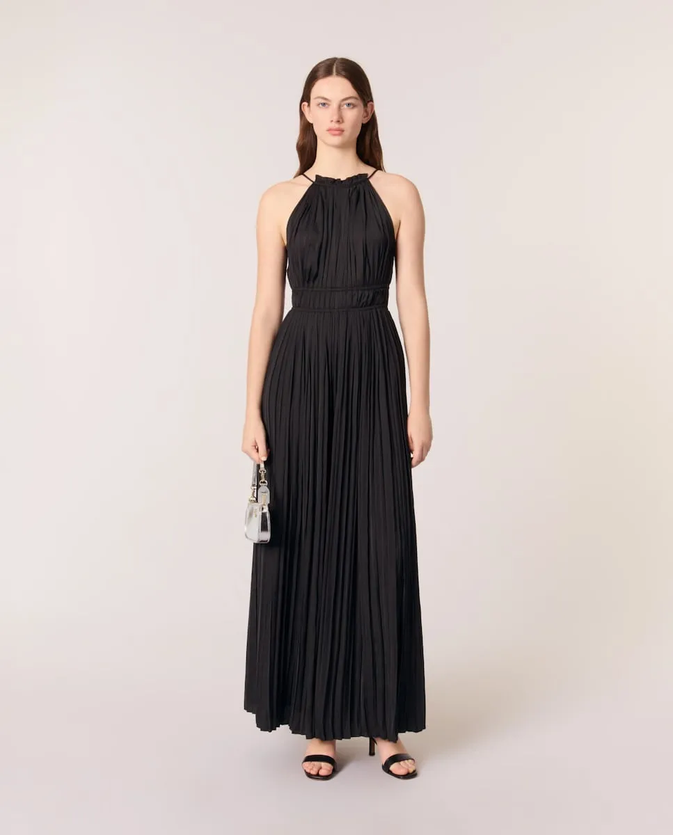 Женский комбинезон с брюками-плиссе Maje, черный
Женский комбинезон с брюками-плиссе Maje, черный