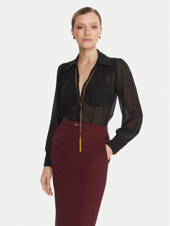 Блузка regular fit CA-133-57E2-V400 Elisabetta Franchi, черный
Блузка regular fit CA-133-57E2-V400 Elisabetta Franchi, черный