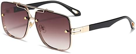 Винтажные солнцезащитные очки для женщин, модный тренд, квадратные солнцезащитные очки для мужчин, очки для вождения, женские очки с защитой от УФ-излучения UV400 MTZJH, C4 Brown
Винтажные солнцезащитные очки для женщин, модный тренд, квадратные солнцезащитные очки для мужчин, очки для вождения, женские очки с защитой от УФ-излучения UV400 MTZJH, C4 Brown