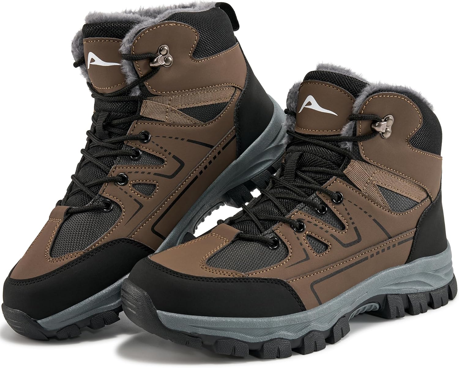 Мужские зимние сапоги Ablanczoom с меховой подкладкой, водонепроницаемые, противоскользящие для работы и кемпинга на открытом воздухе, коричневый
Мужские зимние сапоги Ablanczoom с меховой подкладкой, водонепроницаемые, противоскользящие для работы и кемпинга на открытом воздухе, коричневый