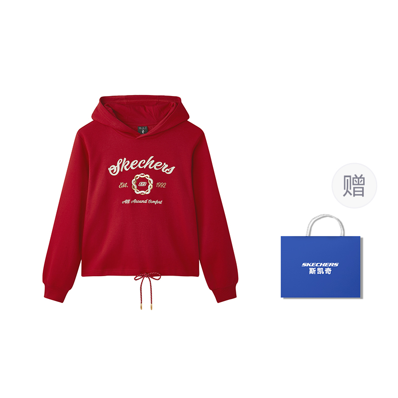 Skechers Новогодний свитшот женский ягодно-красный
Skechers Новогодний свитшот женский ягодно-красный