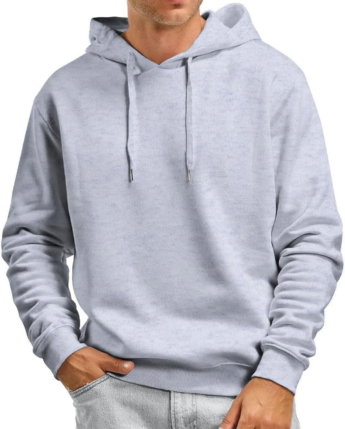 Толстовка мужская Casual Solid Color Fleece Lightweight Pullover с карманами
Толстовка мужская Casual Solid Color Fleece Lightweight Pullover с карманами