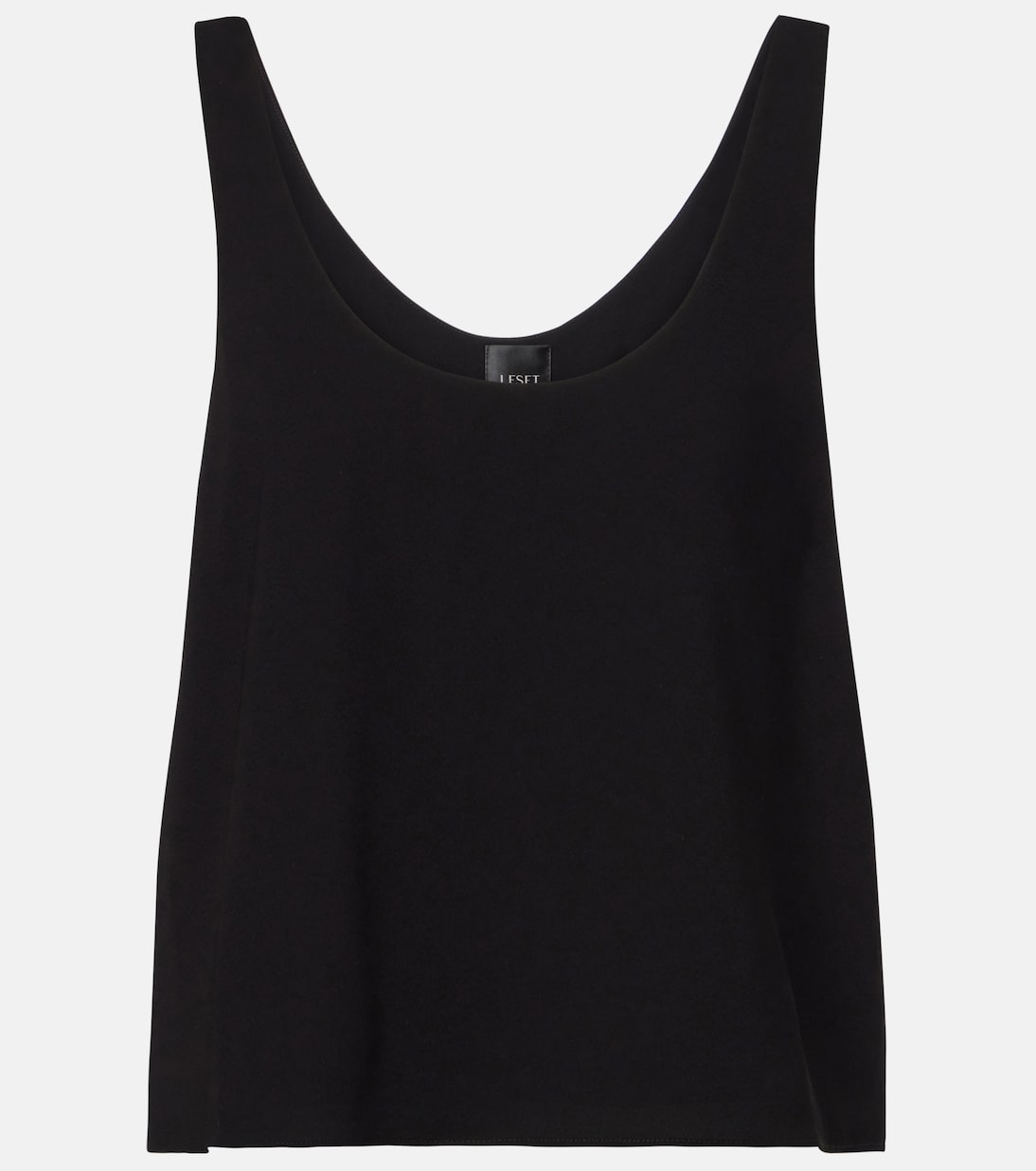 Кроп-топ из крепа Ari Leset, черный
Кроп-топ из крепа Ari Leset, черный