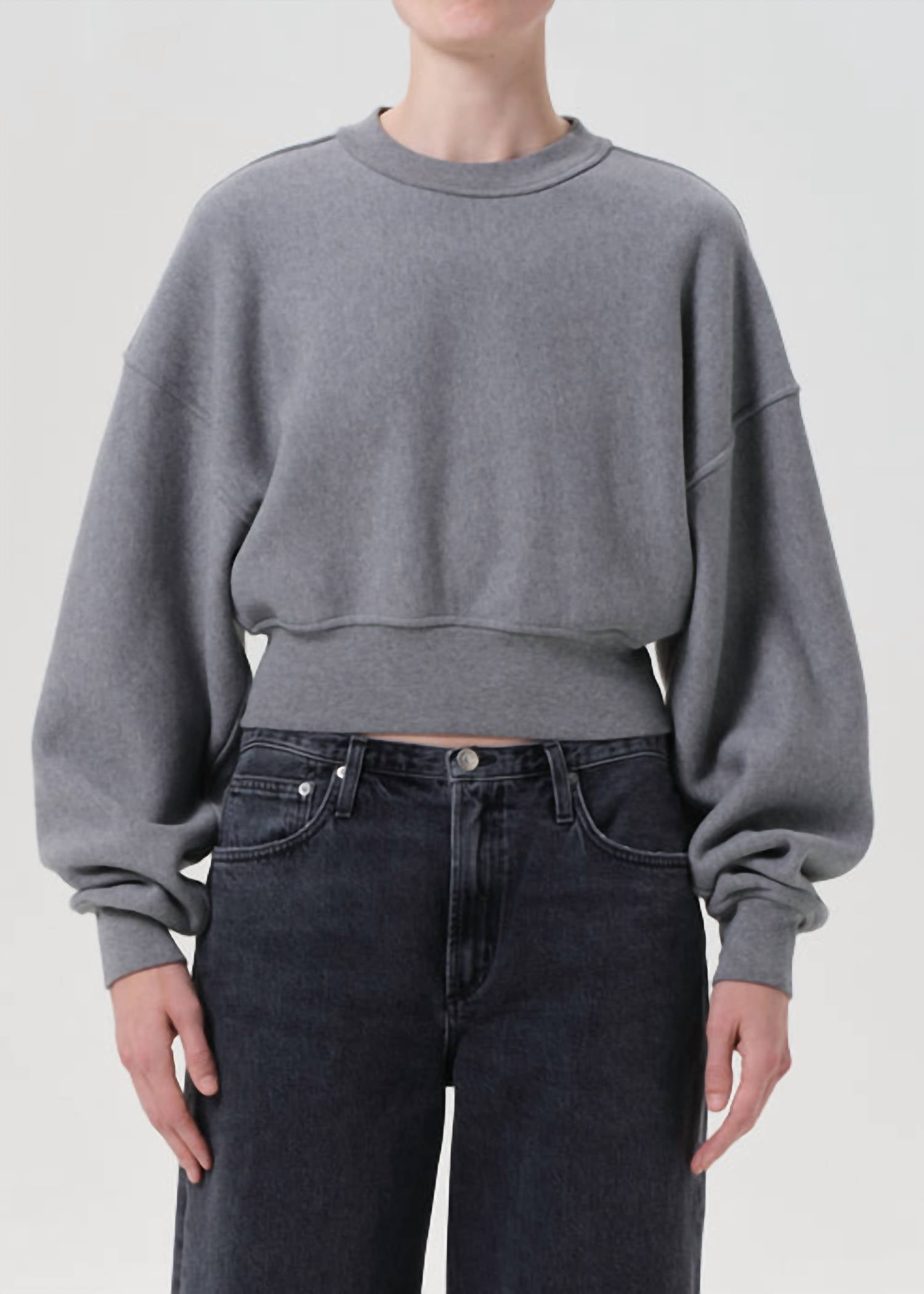 Толстовка Kit в сером цвете Agolde, Grey Heather
Толстовка Kit в сером цвете Agolde, Grey Heather