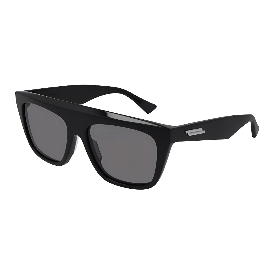 Bottega Veneta Пластиковые квадратные солнцезащитные очки унисекс черные, Black 
Bottega Veneta Пластиковые квадратные солнцезащитные очки унисекс черные, Black