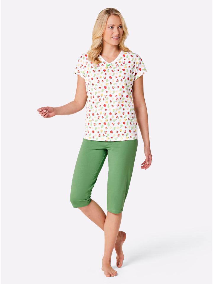 WITT WEIDEN Пижама-капри с принтом «яблоко и белый»
WITT WEIDEN Пижама-капри с принтом «яблоко и белый»