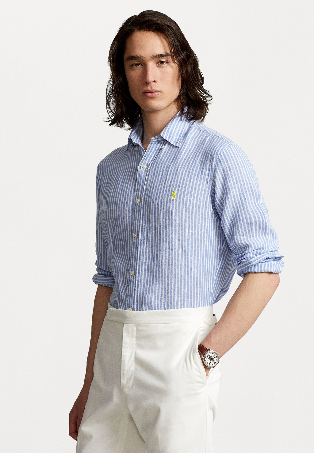 Рубашка LONG SLEEVE SPORT SHIRT Polo Ralph Lauren, цвет blue/white
Рубашка LONG SLEEVE SPORT SHIRT Polo Ralph Lauren, цвет blue/white