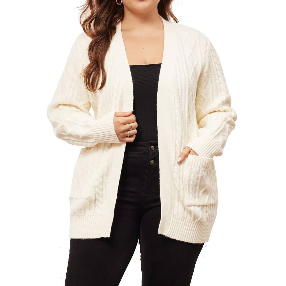 Женские кардиганы больших размеров, легкие свитера с длинными рукавами и открытыми передними карманами Agnes Orinda, цвет Apricot
Женские кардиганы больших размеров, легкие свитера с длинными рукавами и открытыми передними карманами Agnes Orinda, цвет Apricot