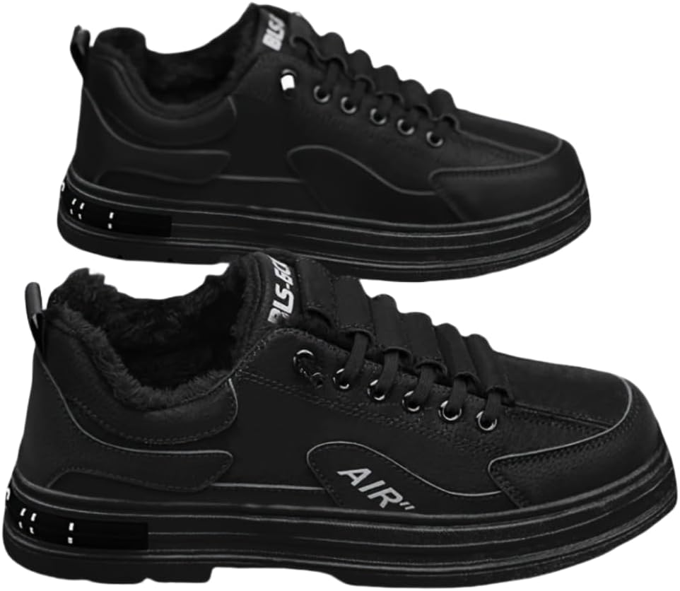 Мужские зимние туфли с толстой подкладкой и флисом, модные повседневные спортивные кроссовки, теплые износостойкие ботинки Hhhchpm, черный
Мужские зимние туфли с толстой подкладкой и флисом, модные повседневные спортивные кроссовки, теплые износостойкие ботинки Hhhchpm, черный