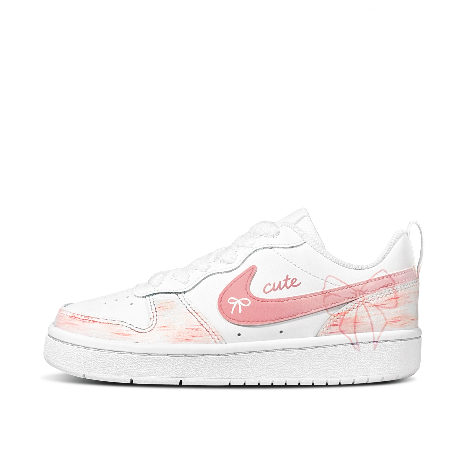 Nike Кроссовки для скейтбординга Court Borough Sweetheart Bowknot низкие детские розовые белые подростковые
Nike Кроссовки для скейтбординга Court Borough Sweetheart Bowknot низкие детские розовые белые подростковые